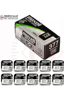 Maxell 377 SR626SW Kol Saati Pili 1.55V 10AD Maxell 377 SR626SW Kol Saati Pili 1.55V 10AD
