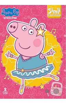 Peppa Pig Boyama Kitabı - Simli Çıkartmalar- Doğan Çocuk Peppa Pig Boyama Kitabı - Simli Çıkartmalar- Doğan Çocuk