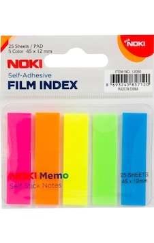 Noki Memo Yapışkanlı Ayraç Film Index 25 Yaprak X 5 Renk Noki Memo Yapışkanlı Ayraç Film Index 25 Yaprak X 5 Renk
