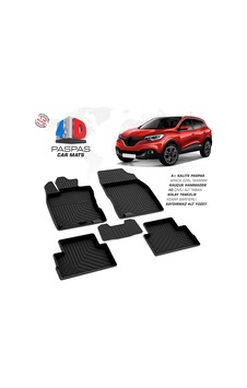 Renault Kadjar 4d Araca Özel Havuzlu Kauçuk Paspas