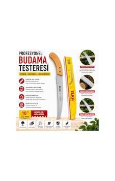 10 İnç 270 Mm Budama Testeresi Ahşap Saplı Keskin Dişli El Testeresi
