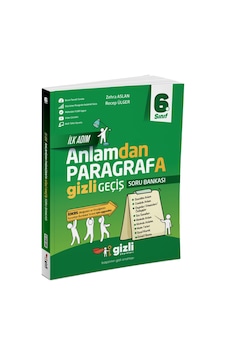 Gizli Yayınları 2025 6. Sınıf İlk Adım Anlamdan Paragrafa Gizli Geçiş Gizli Yayınları 2025 6. Sınıf İlk Adım Anlamdan Paragrafa Gizli Geçiş