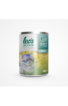 Leos Ton Balıklı Parça Etli Soslu Konserve Yetişkin Kedi Maması 24 x 400 G Leos Ton Balıklı Parça Etli Soslu Konserve Yetişkin Kedi Maması 24 x 400 G