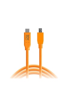 Tether Tools CUC2515-ORG 4.6m USB Kablosu (USB-C - 5Pin Micro USB Tether Tools CUC2515-ORG 4.6m USB Kablosu (USB-C - 5Pin Micro USB