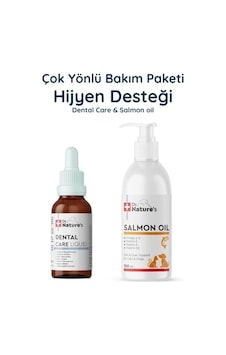 Kedi Köpek Dental Care + Somon Yağı Omega 3 Seti Ağız Ve Tüy Sağlığı Destek Paketi Kedi Köpek Dental Care + Somon Yağı Omega 3 Seti Ağız Ve Tüy Sağlığı Destek Paketi