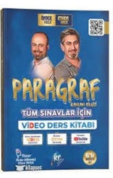 Önder Hoca & Ethem Hoca Tüm Sınavlar Için Paragraf ve Anlam Bilgisi Video Ders Kitabı - Ethem Hoca - KR Akademi