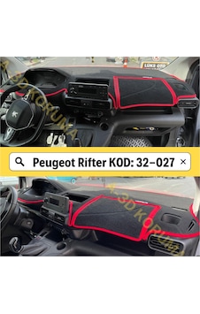 Peugeot Rifter Torpido Koruma Halısı / Kırmızı Şerit Peugeot Rifter Torpido Koruma Halısı / Kırmızı Şerit