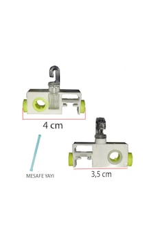 Dikey Perde Vagonu Ve Mesafe Yayı 5 Adet J Tipi Uyumlu Değiştirilebilir Dikey Perde Vagonu Ve Mesafe Yayı 5 Adet J Tipi Uyumlu Değiştirilebilir