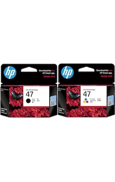Hp 47 6Zd21Ae 6Zd61Ae Siyah Ve Renkli 2Li Paket 4800 Hp 47 6Zd21Ae 6Zd61Ae Siyah Ve Renkli 2Li Paket 4800
