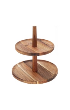 2 Adet Excellent Houseware 2 Kat Ahşap Yiyecek Standı 2 Adet Excellent Houseware 2 Kat Ahşap Yiyecek Standı