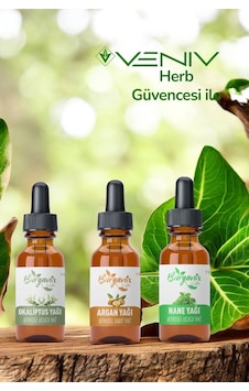 %100 Doğal Yağ Seti - Okaliptus Yağı - Argan Yağı - Nane Yağı 3x20 Ml 20 ML %100 Doğal Yağ Seti - Okaliptus Yağı - Argan Yağı - Nane Yağı 3x20 Ml 20 ML