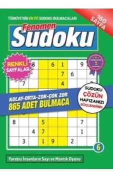 Fenomen Sudoku  -  6 -  Maxı Yayıncılık