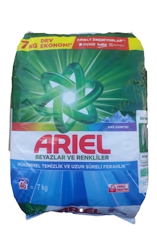 Ariel Matik Toz Çamaşır Deterjanı Dağ Esintisi Beyazlar Ve Renkliler 7 Kg Ariel Matik Toz Çamaşır Deterjanı Dağ Esintisi Beyazlar Ve Renkliler 7 Kg