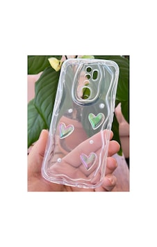 Fibaks Oppo A5/a9 2020 Uyumlu Kılıf 3d Kalpli İnci Tasarımlı Desenli Kamera Korumalı Şeffaf Silikon Kapak Fibaks Oppo A5/a9 2020 Uyumlu Kılıf 3d Kalpli İnci Tasarımlı Desenli Kamera Korumalı Şeffaf Silikon Kapak