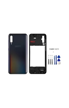 Samsung Galaxy Uyumlu A50 - Sm-a505f Full Kasa Arka Kapak Takım Siyah - Tamir Seti Samsung Galaxy Uyumlu A50 - Sm-a505f Full Kasa Arka Kapak Takım Siyah - Tamir Seti