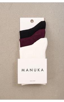 Manuka 3lü Set Çorap Siyah-bordo-ekru Aw25crp00003-9992 Siyah-bordo-ekru