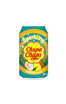 Chupa Chups Tropical Flavoured Sparkling Drink 345ml Chupa Chups Tropical Flavoured Sparkling Drink 345ml