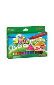 Alpino ''Dacstrix'' Üçgen Mum Boya 12 Renk