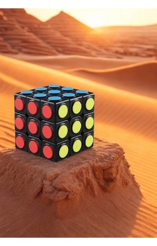 Boncuklu Zeka Küpü Rubik Küp 1 Adet 3x3 Model