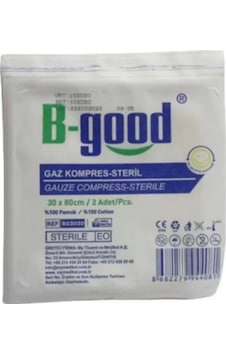 B-Good Steril Göz Kompres 30 x 80 CM 10'lu