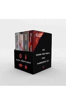 Kara Dörtleme Kutu Set: Biz - Cesur Yeni Dünya - 1984-Fahrenheit 451- İthaki Yayınları