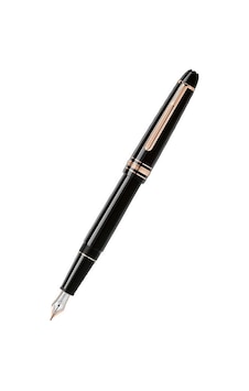 Montblanc Meisterstück Kırmızı Altın Kaplamalı Klasik Dolma Kalem 112676 Montblanc Meisterstück Kırmızı Altın Kaplamalı Klasik Dolma Kalem 112676