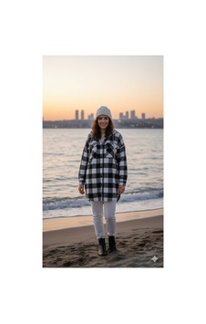 Polologin Butik Siyah Beyaz Kareli Kapşonlu Araboy Spor Oduncu Gömlek Siyah Polologin Butik Siyah Beyaz Kareli Kapşonlu Araboy Spor Oduncu Gömlek Siyah