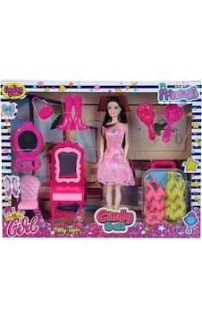 Cındy Doll Dolaplı Makyaj Masalı Bebek Cındy Doll Dolaplı Makyaj Masalı Bebek