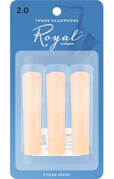 D'addario Rkb0320 Royal Tenor Saksafon Kamışı No: 2.0 Eğitim/hobi - 3'lü Paket Klasik Ve Caz İçin Çok Yönlü Kullanım, Kolay Ses Üretimi