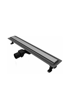 Kabinet - Patara 60 Cm Duş Kanalı Mat Gümüş, Ø50 Yandan Çıkışlı - Pt060.00a.mg.580