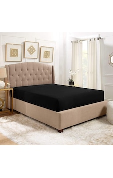Lionas Battal Ve Büyük Yataklar İçin Lastiksiz Düz Renk Çarşaf 240x260 Cm Siyah Lionas Battal Ve Büyük Yataklar İçin Lastiksiz Düz Renk Çarşaf 240x260 Cm Siyah