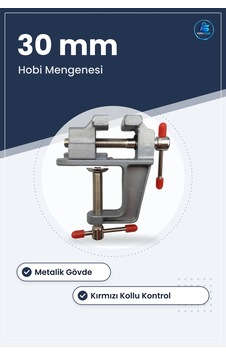 Masa Tezgah Üstü Hobi Mengenesi Sabitleme Sıkıştırma Aparatı 30mm Masa Tezgah Üstü Hobi Mengenesi Sabitleme Sıkıştırma Aparatı 30mm