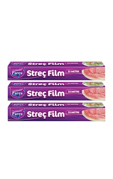 Streç Film 33 Mt Üçlü Paket Streç Film 33 Mt Üçlü Paket