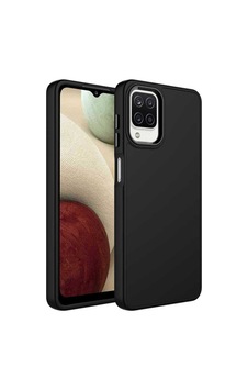 Galaxy M32 Kılıf Metal Çerçeve Ve Buton Tasarımlı Silikon Zore Luna Kapak Siyah Galaxy M32 Kılıf Metal Çerçeve Ve Buton Tasarımlı Silikon Zore Luna Kapak Siyah