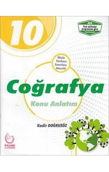 10.Sınıf Coğrafya Konu Anlatım - Palme Yayınevi