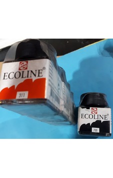 Ecoline Boya Kırmızı 311 Cod + Siyah Cod 700 2 Şişe Ecoline Boya Kırmızı 311 Cod + Siyah Cod 700 2 Şişe