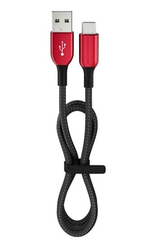 15 Watt 3a Usb-a To Type-c 1.2m Hızlı Şarj Kablosu Kırmızı Fc36 Tdrtr