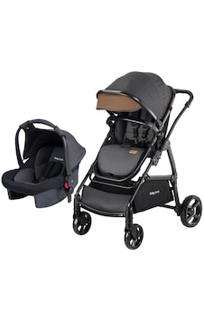 Bc-315 Safari Pro Travel Bebek Arabası & Puset Siyah Bc-315-s Bc-315 Safari Pro Travel Bebek Arabası & Puset Siyah Bc-315-s