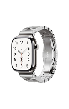 Apple Watch 44mm Uyumlu Zore Krd-125 Metal Kordon Strap Kayış Gümüş Apple Watch 44mm Uyumlu Zore Krd-125 Metal Kordon Strap Kayış Gümüş