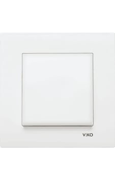 Viko 90967001 Kare Beyaz Çerçeveli Anahtar