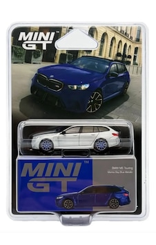 Mini Gt 1/64 Bmw M5 Touring G99 Chase Marina Bay Blue Metallic Blister Paket 1080
