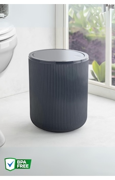 Nandy Home 4,5 Lt Yuvarlak Çöp Kovası, Banyo, Mutfak Çöp Kutusu Antrasit