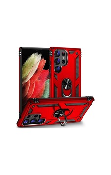 Galaxy S23 Ultra Kılıf Zore Vega Kapak Kırmızı Galaxy S23 Ultra Kılıf Zore Vega Kapak Kırmızı