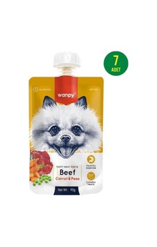 Wanpy Sığır Havuç Köpek Et Ezmesi 90 Gr X 7 Wanpy Sığır Havuç Köpek Et Ezmesi 90 Gr X 7