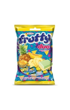 Frutty Duo Kavun-ananas Aromalı Yumuşak Şeker 350 Gr. Frutty Duo Kavun-ananas Aromalı Yumuşak Şeker 350 Gr.