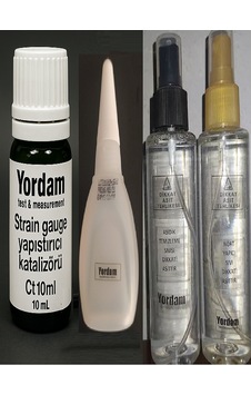 Strain Gauge Gerinim Pulu Yapıştırma Seti Solüsyon, Yapıştırıc Strain Gauge Gerinim Pulu Yapıştırma Seti Solüsyon, Yapıştırıc