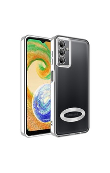 Galaxy Uyumlu A04s Kılıf Kamera Korumalı Logo Gösteren Zore Omega Kapak Galaxy Uyumlu A04s Kılıf Kamera Korumalı Logo Gösteren Zore Omega Kapak