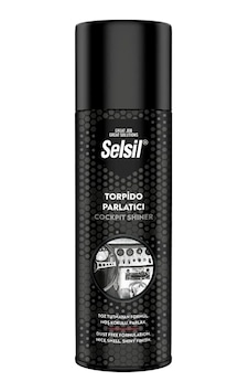 Selsil Oto - Araç Torpido Parlatıcı Sprey 200ml Hoş Kokulu - Parlak - Toz Tutmayan Formül 5468