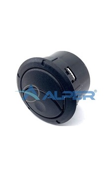 Alper 292152 Kalorifer Havalandırma Izgarası Difüzörü Dacıa Logan-duster Renault Master Iı Siyah 687606360r -