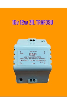 15v 12w Zil Transformatörü 15v 12w Zil Transformatörü